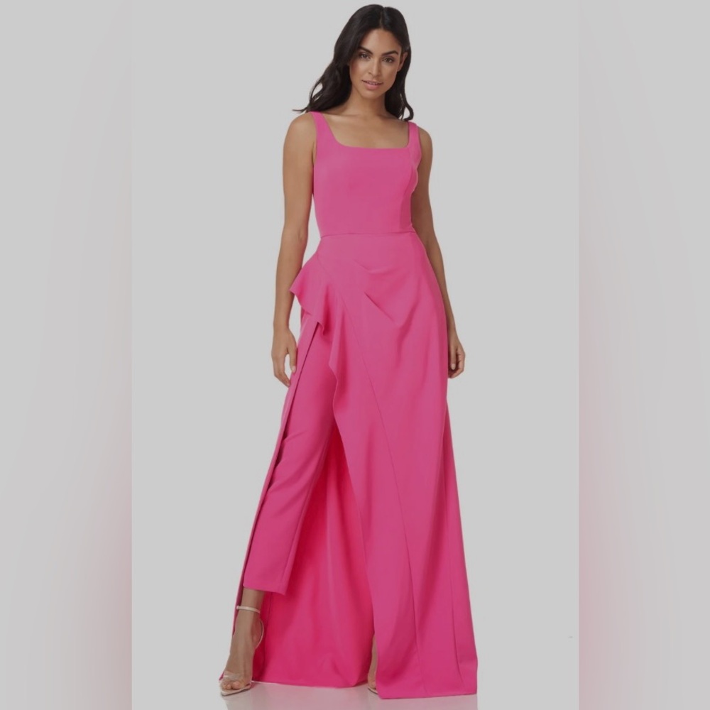 Kay Unger  Pink REAGAN WALK THRU JUMPSUITSize:6
NWT - Picture 2 of 8